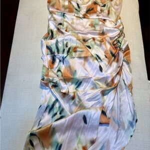 SHEIN Multicolor Ruched Dress